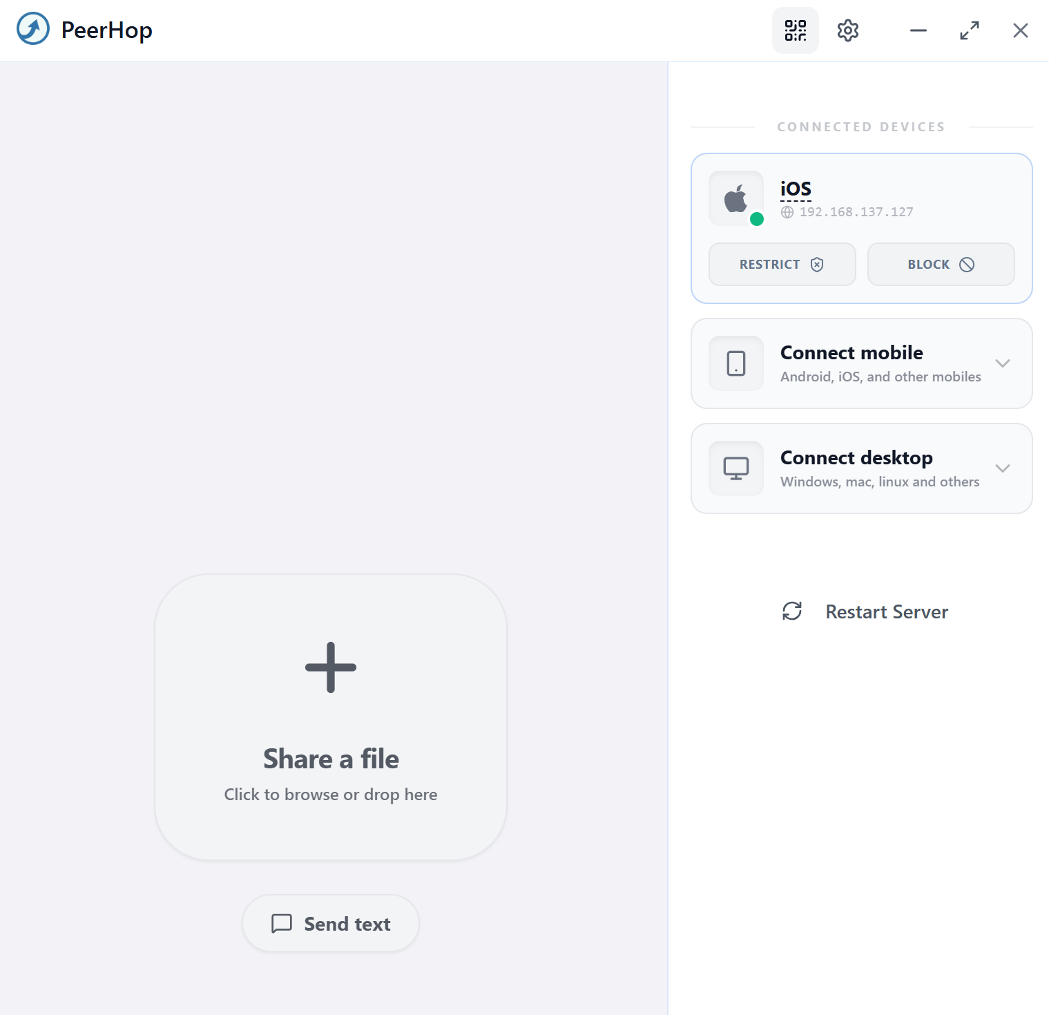 Download PeerHop